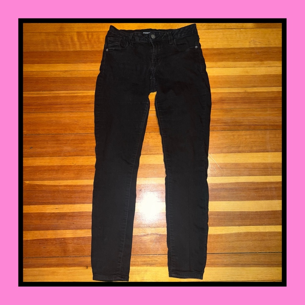 Old Navy Black Lowrise Y2K Rockstar Skinny Jeans (2 FOR $10🍁)